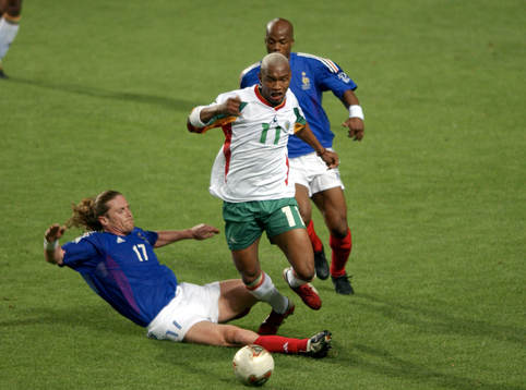  Emmaunel Petit och Sylvain Wiltord, Frankrike och El Hadji Diouf, Senegal 