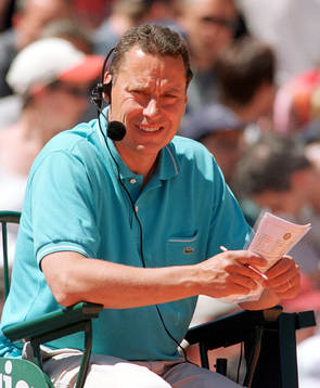 Paris. Tennis. Lars Graff, domare