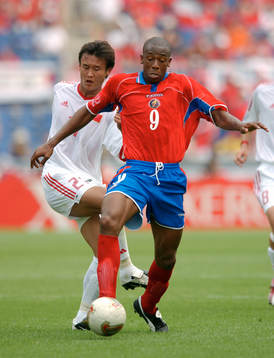  Paulo Wanchope, Costa Rica och Xu Yunlong, Kina  