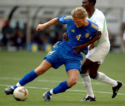  Johan Mjällby, Sverige.