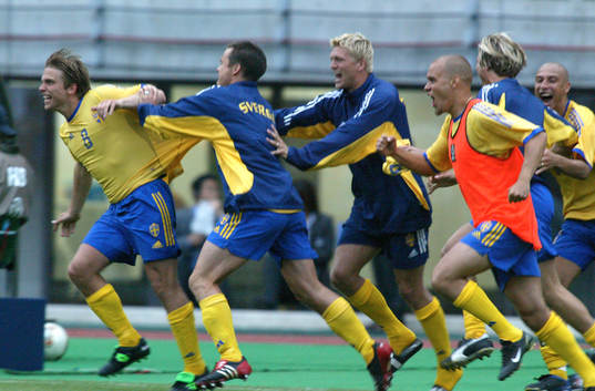 Anders Svensson, Daniel Andersson, Marcus Allbäck, Teddy