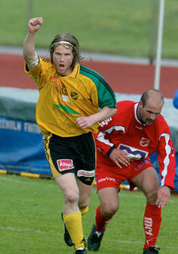 Fredrik "Hana" Andersson, Hässleholm, jublar, jubel