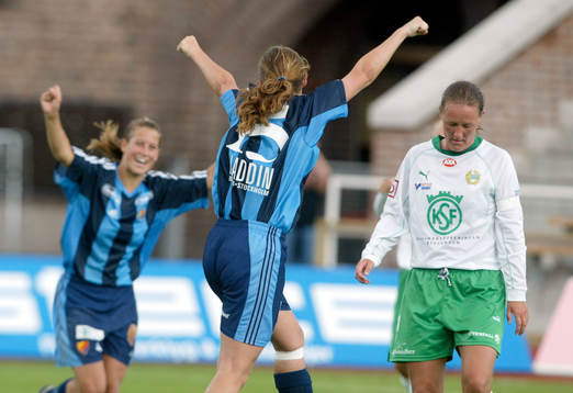 Elin Flyborg och Jill Broomé, Djurgården och Sinikka