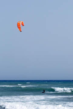 kitesurfing