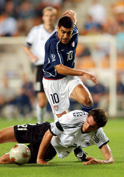  Claudio Reyna, USA och Christoph Metzelder, Tyskland 