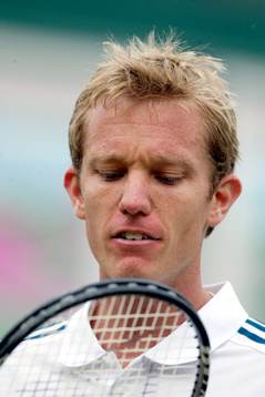 Wimbledon. Tennis. Thomas Johansson deppar i