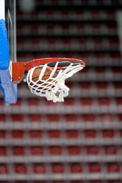 Basketboll, basketkorg, korg, boll i korg