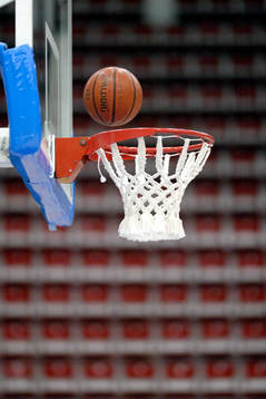 Basketboll, basketkorg, boll, korg