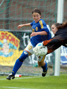  Hanna Ljungberg, Sverige och Johanna Lindell, Finland.