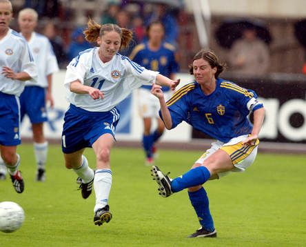  Christina Forsell, Finland och Malin Moström, Sverige.