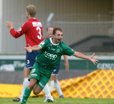  Kennedy Bakircioglü, Hammarby, segerjubel (jubel). Golden goal.