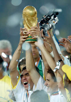 Lucio och Juninjho, Brasilien, jublar (jubel) med bucklan