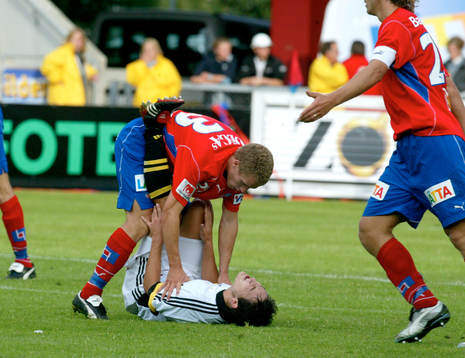 Stefan Ishizaki, AIK och Christoffer Andersson, Helsingborg