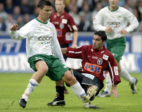 Johan Andersson, Hammarby och Hasan Cetinkaya, Landskrona