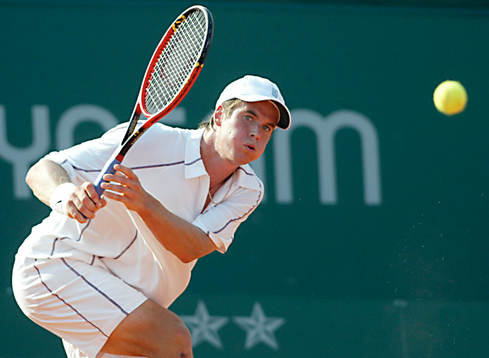 Båstad. Tennis. Magnus Norman i matchen mot Jonas Björkman