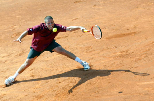 Båstad. Tennis. Andreas Vinciguerra kämpade och slet medn