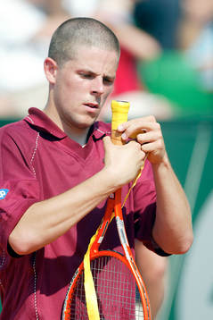 Båstad. Tennis. Andreas Vinciguerra lindar om sin racket