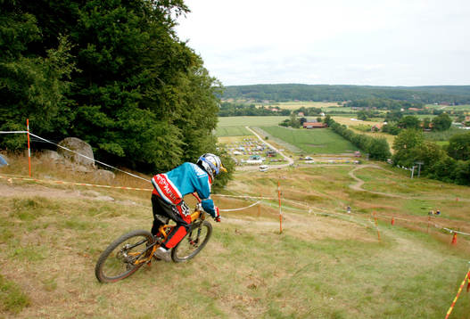 Cykel, Mountainbike, Downhill, Vångabacken