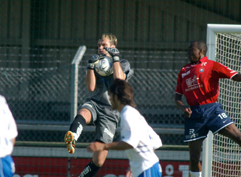 Balázs Raboczki, målvakt, Norrköping och Valter Tomaz