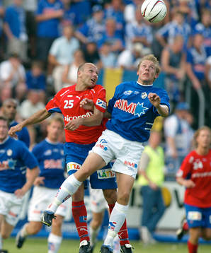 Tommi Grönlund, Helsingborg och Patrik Ingelsten, Halmstad