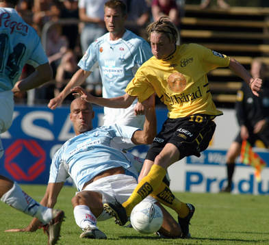 Daniel Majstorovic, Malmö och Lars Nilsson, Elfsborg