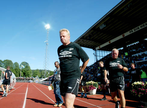 Anders Grönhagen och Thomas Ahlström, tränare, Elfsborg