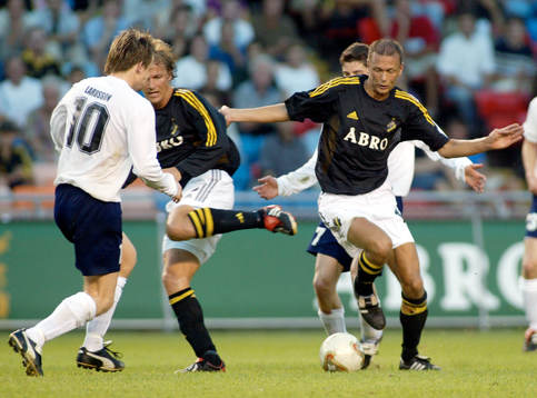 Daniel Tjernström och Krister Nordin, AIK