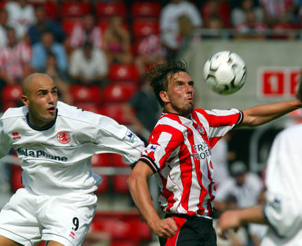  Massimo Maccarone, Middlesbrough och Claus Lundekvam, Southampton