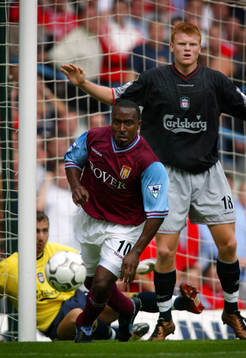  Aston Villa - Liverpool: Darius Vasell, Aston Villa och John Arne Riise, Liverpool