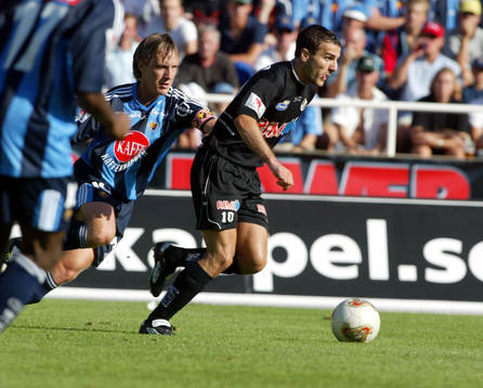 Sharbel Touma, Halmstad och Andreas Johansson, Djurgården