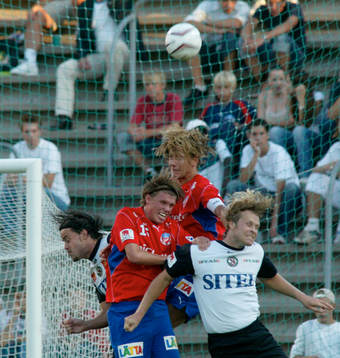 Christian Järdler och Jesper Jansson, nickduell