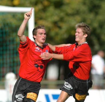  Patrik Lennartsson, Falkenberg, jubel..