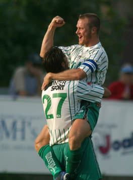 Björn Lundberg, Västra Frölunda jublar, jubel