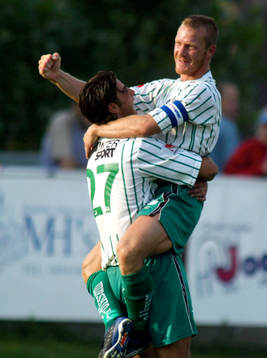 Björn Lundberg, Frölunda, jublar