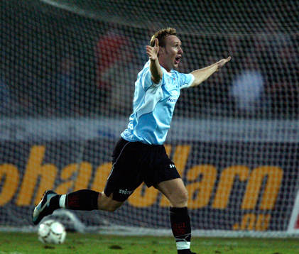 Niklas Skoog, Malmö FF, jublar (jubel)