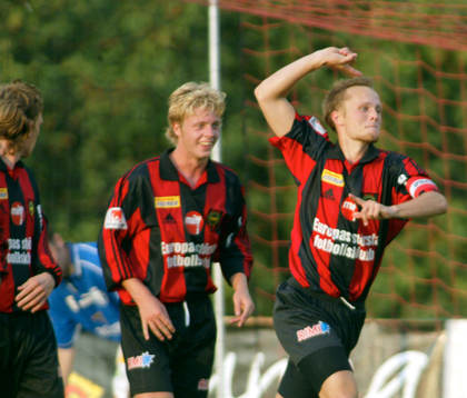  Nicklas Carlsson, jubel, Brommapojkarna.