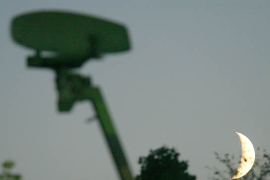 Måne, radar.