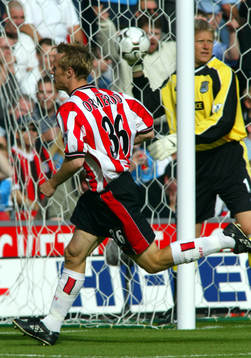  Brett Ormerod, Southampton, jubel
