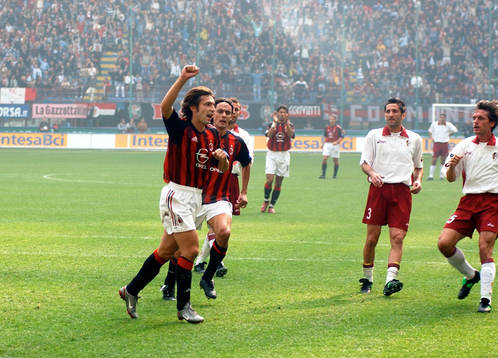  Pirlo, Milan, jubel.