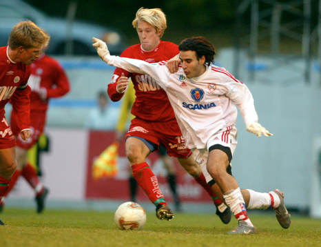 Carl Bergdahl, Frölunda och Christos Christoforidis,