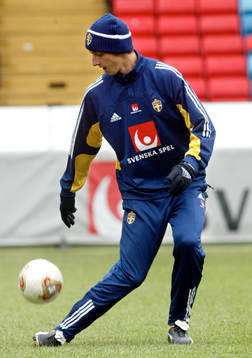 Zlatan Ibrahimovic i lektagen