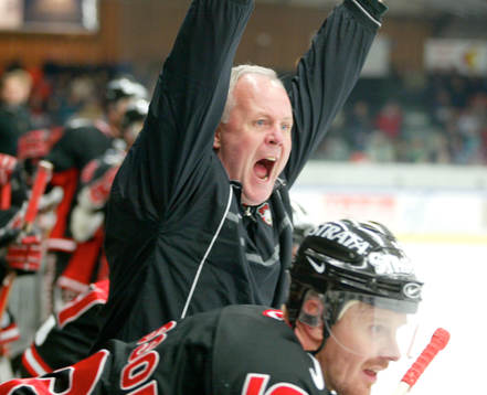 Gunnar Johansson, tränare och Marcus Thuresson, Malmö.