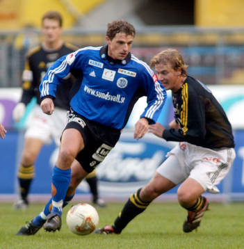  Hans Bergh, Sundsvall och Daniel Tjernström, AIK.