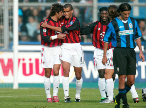  Rivaldo, Milan, jubel
