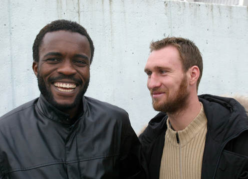 Peter Ijeh och Niklas Skoog