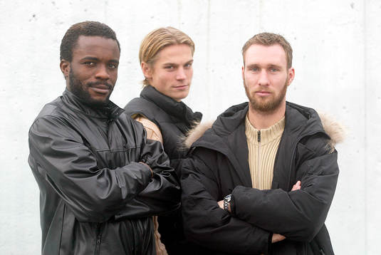 Peter Ijeh, Markus Rosenberg och Niklas Skoog