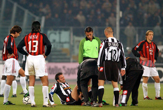  Del Piero, Juventus skadad.