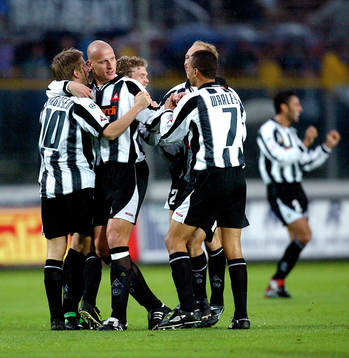  Jubel, Udinese.