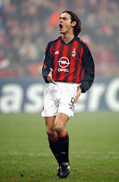  Filippo Inzaghi, Milan. 