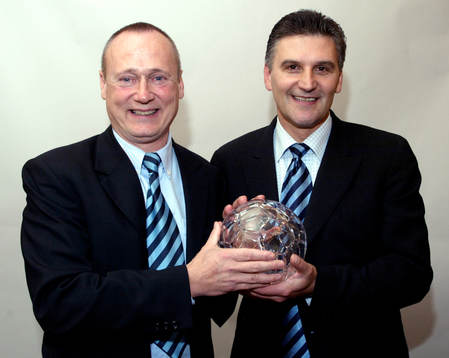  Sören Åkerby och Zoran Lukic.